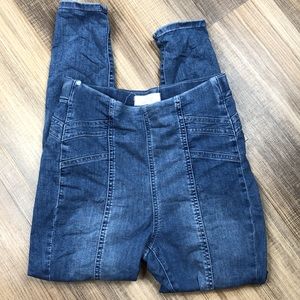 We The Free Dark Blue Skinny Jeans